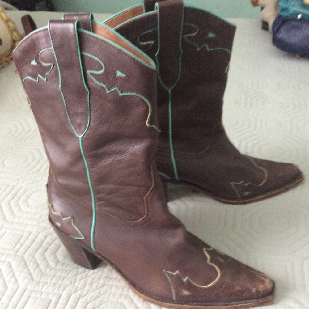 Vintage Sam Edelman Cowboy Boots